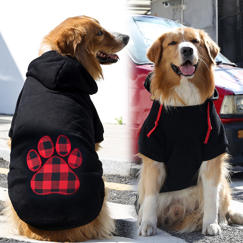 Fleece Dog Sweater for Warm Autumn & Winter Walks