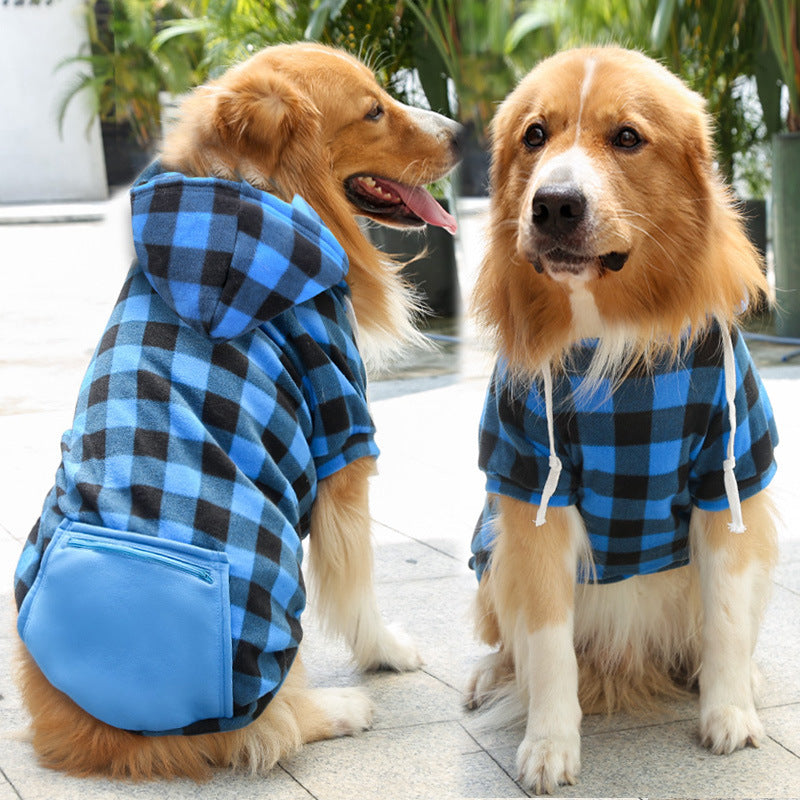 Fleece Dog Sweater for Warm Autumn & Winter Walks