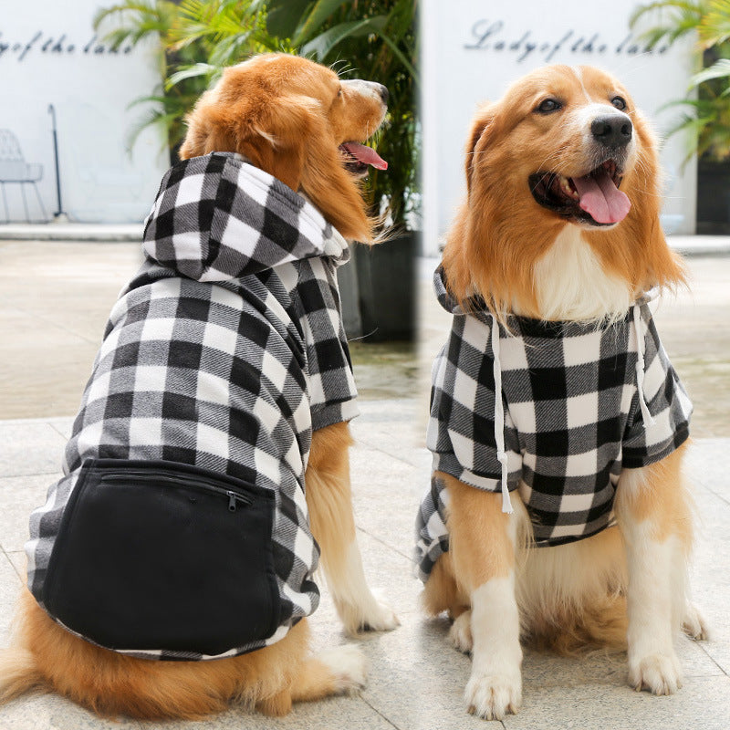 Fleece Dog Sweater for Warm Autumn & Winter Walks