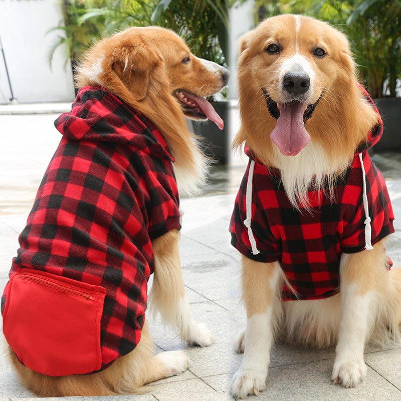 Fleece Dog Sweater for Warm Autumn & Winter Walks