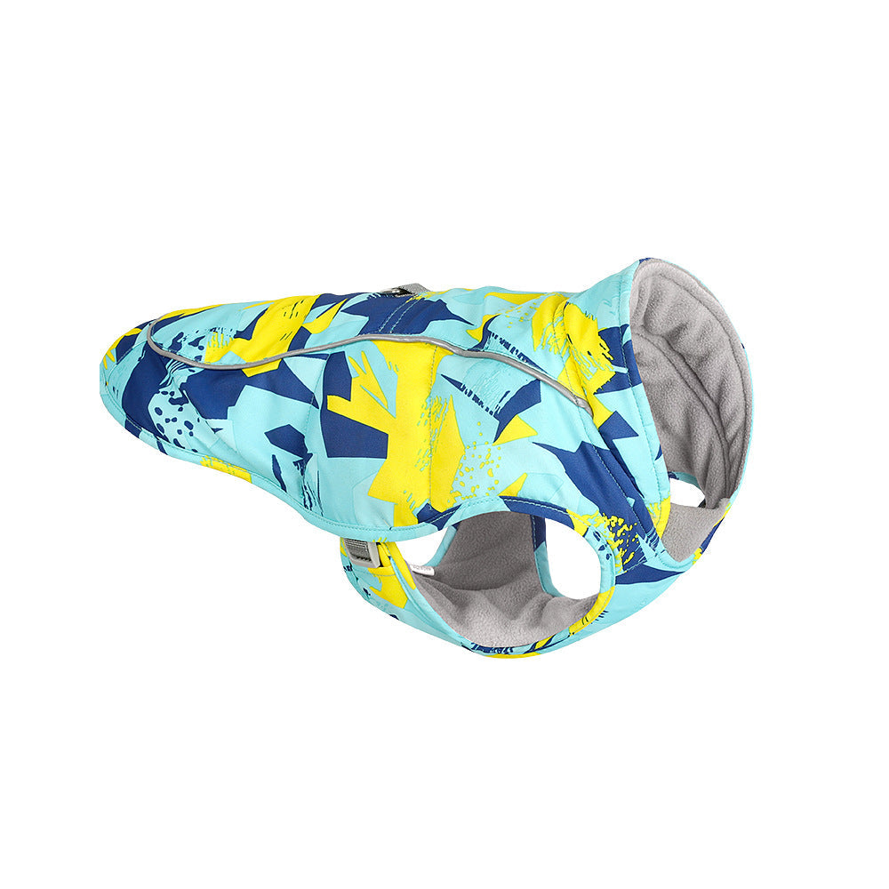 Waterproof Dog Jacket With Built-In Harness & Fleece