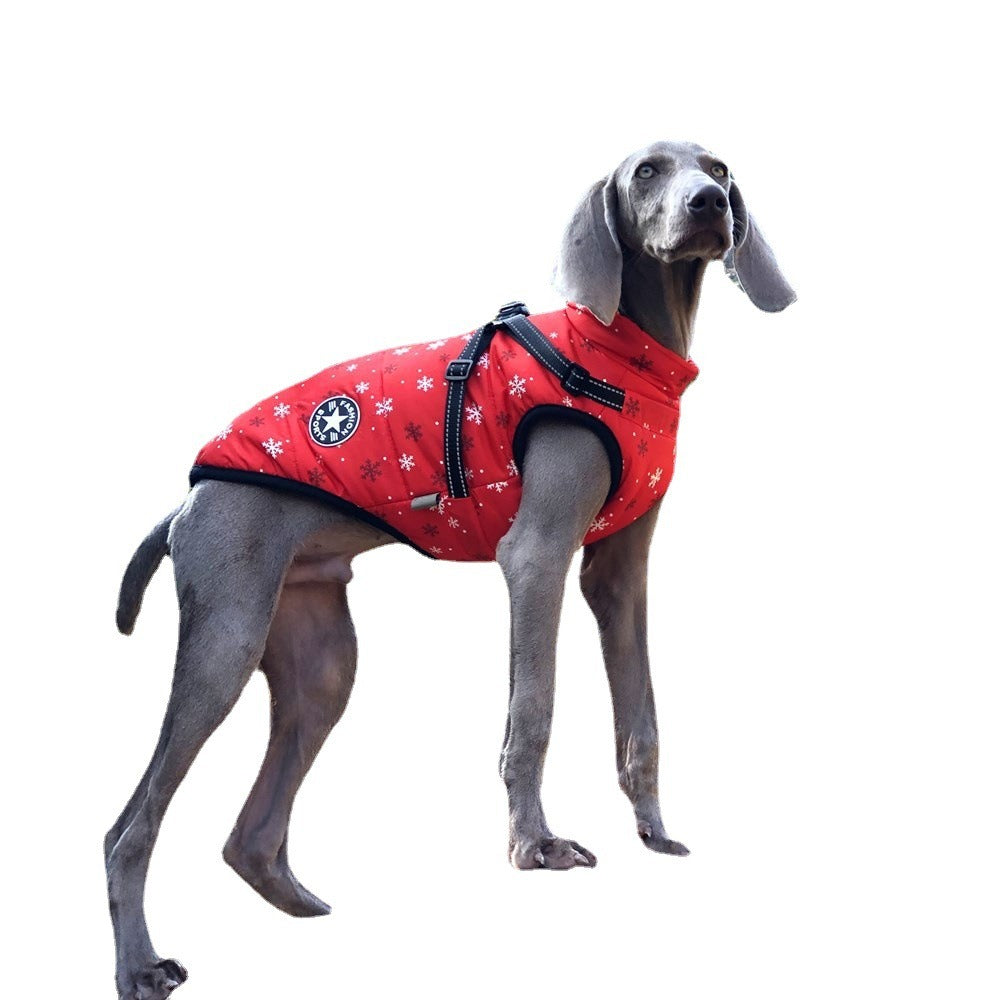 Large Dog Winter Coat – Waterproof Fleece Warmth