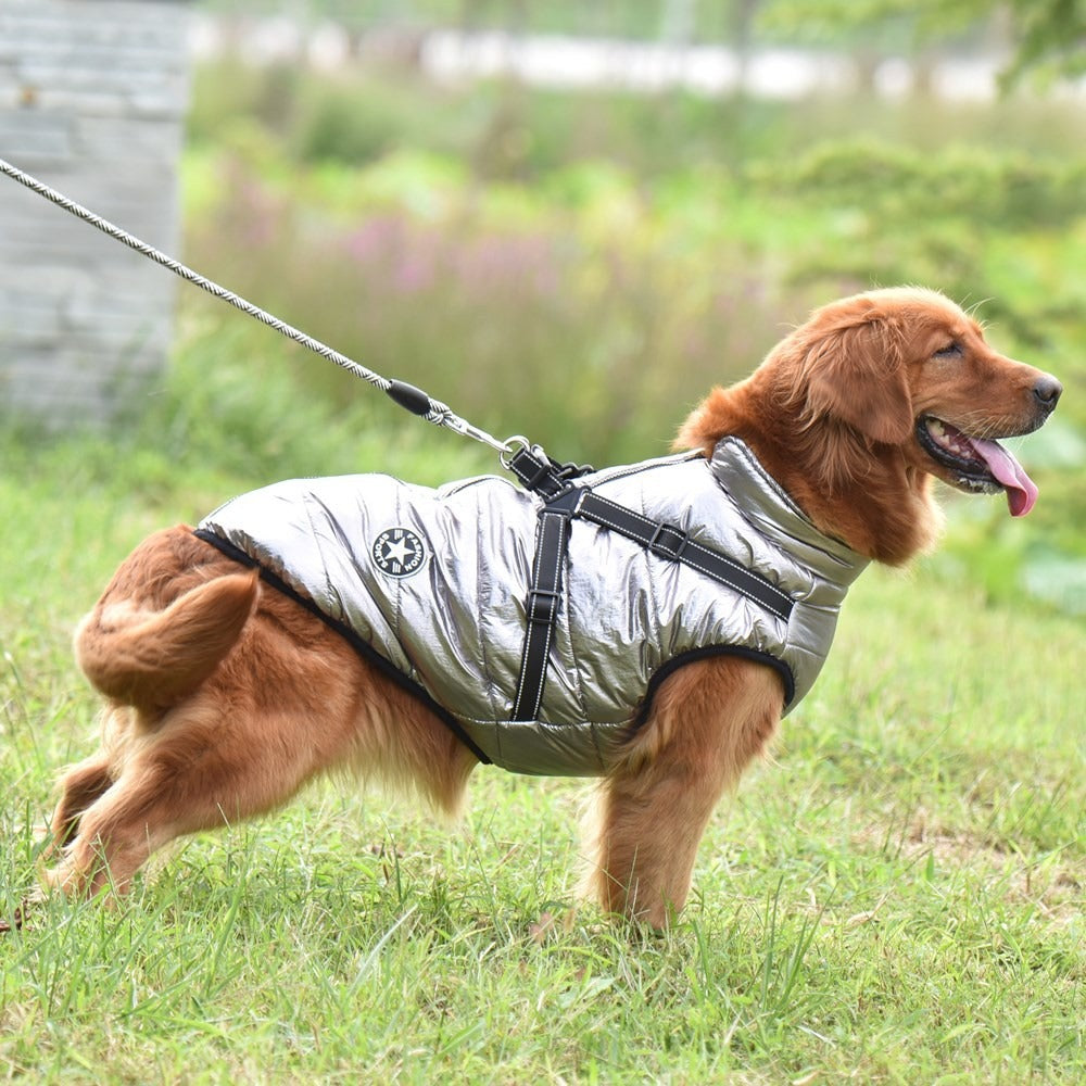 Large Dog Winter Coat – Waterproof Fleece Warmth