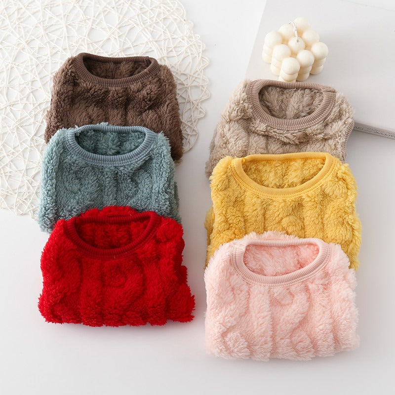 Pet Fleece Vest for Warm, Free-Moving Winter Comfort