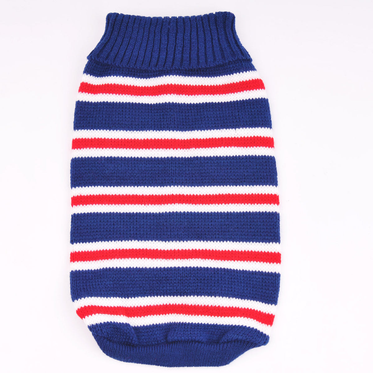 Striped Dog Sweater for Warm Autumn and Winter Walks