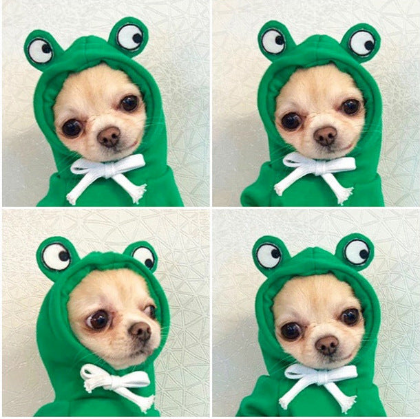 Small Pet Fleece Sweatshirt for Cozy Winter Walks Outdoors