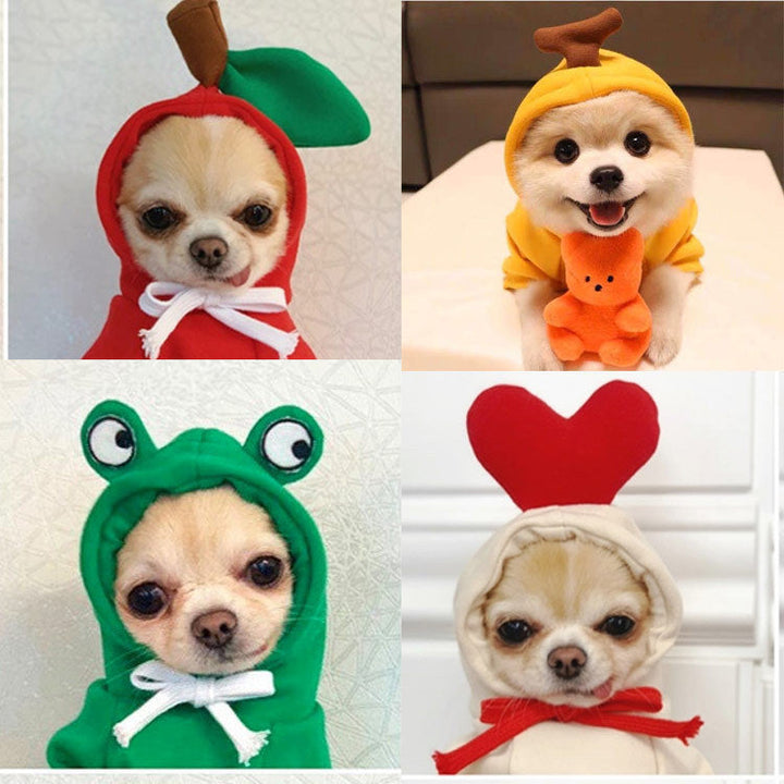 Small Pet Fleece Sweatshirt for Cozy Winter Walks Outdoors