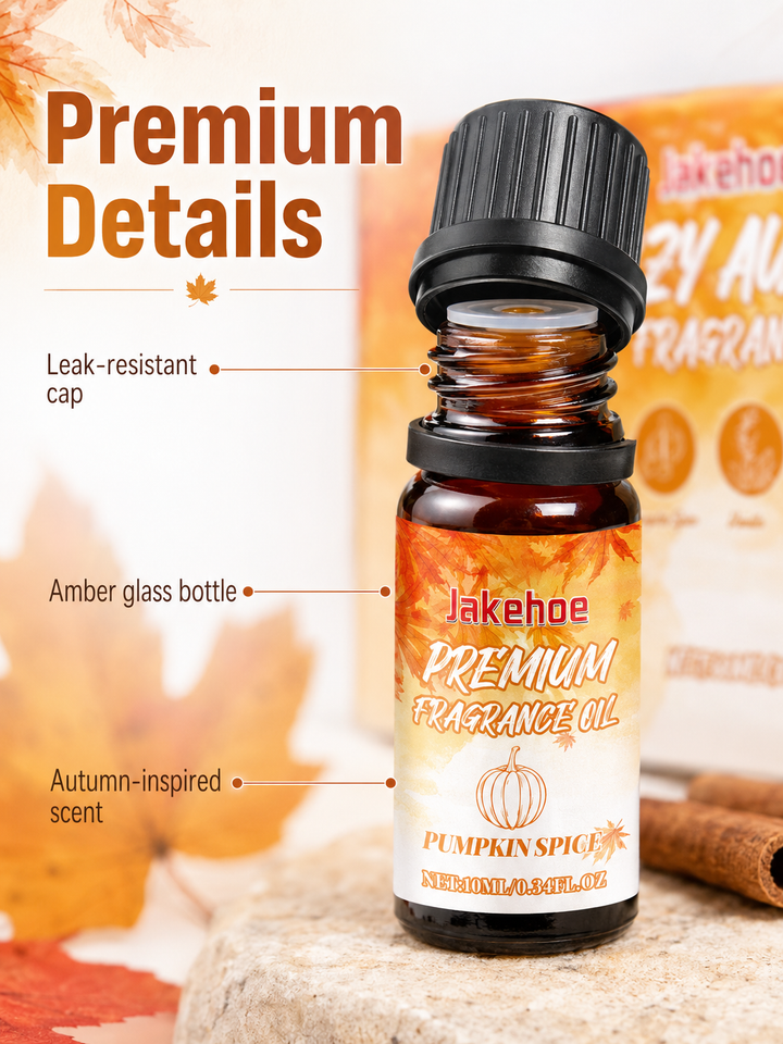 Autumn Essential Oil Set — 6 Warm Scents for Cozy Atmosphere