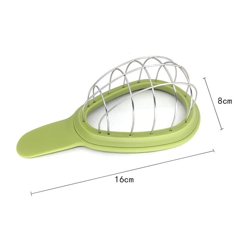 Avocado Slicer and Cube Cutter for Even Avocado Dice