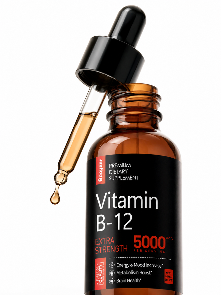 Vitamin B‑12 Liquid Supplement — Extra Strength 5000 MCG