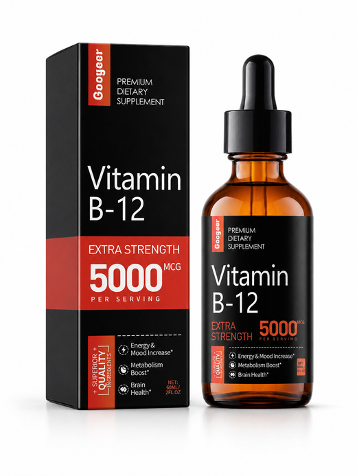Vitamin B‑12 Liquid Supplement — Extra Strength 5000 MCG