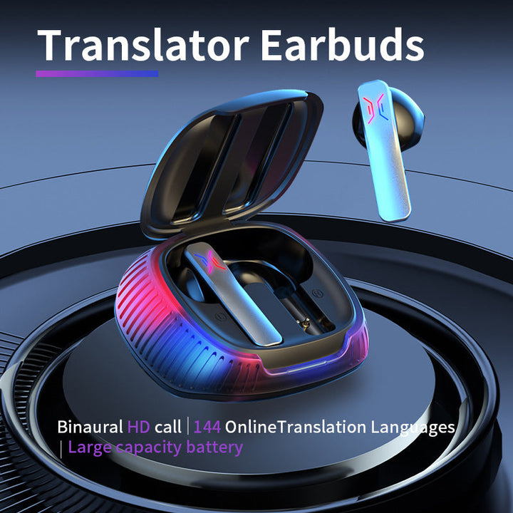 Translator Earbuds: 144 Languages, HD Binaural Calls