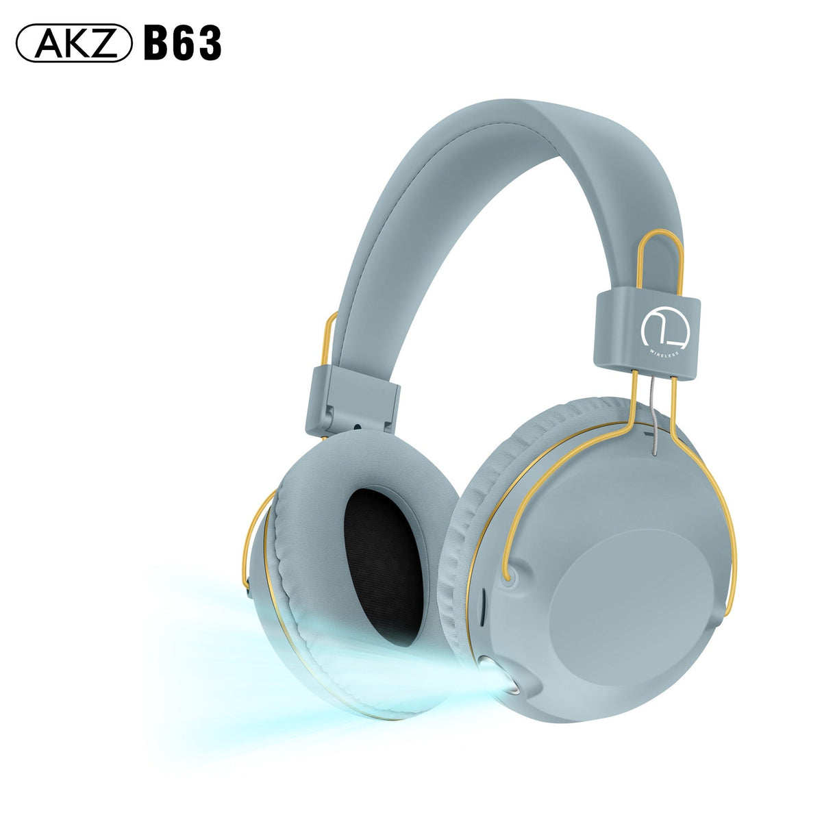 Bluetooth Headphones with Flashlight and microSD Mode