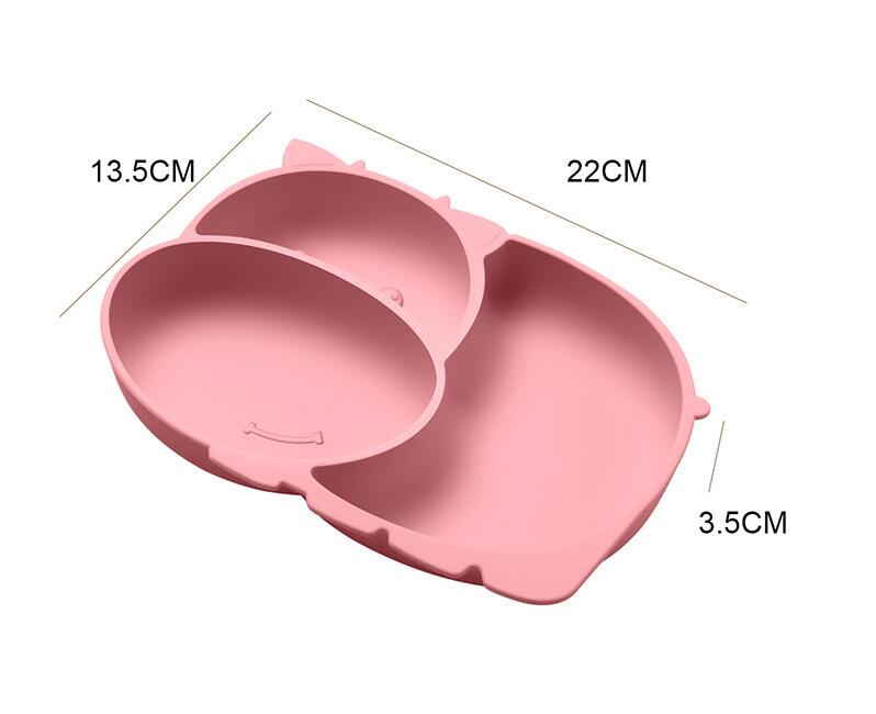 Silicone Baby Feeding Plate Set for Less Messy Meals