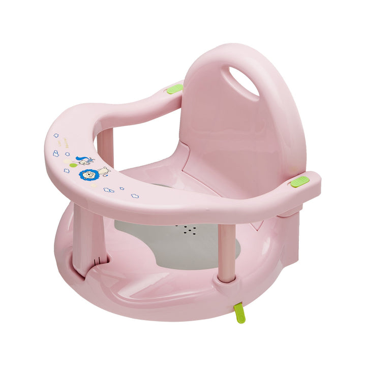 Baby Bath Seat with Anti-Tip Backrest Support