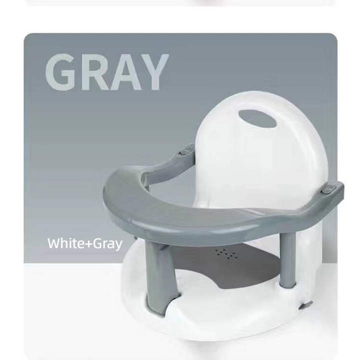 Baby Bath Seat with Anti-Tip Backrest Support