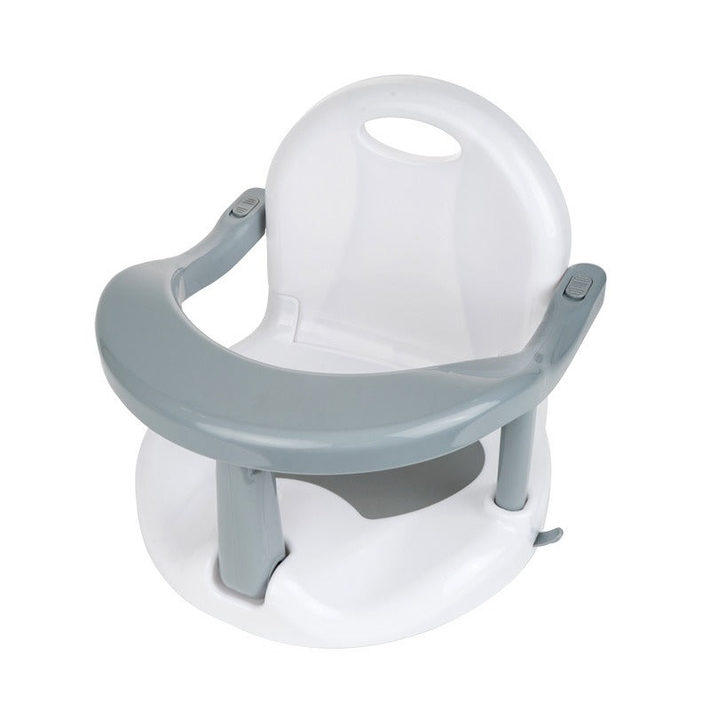 Baby Bath Seat with Anti-Tip Backrest Support