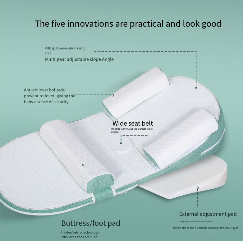 Baby Slope Cushion - Anti Spit-Up Nursing Pillow