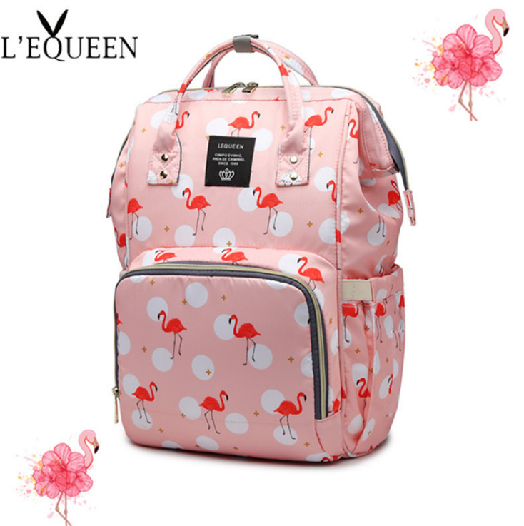 Large Diaper Backpack With Bottle Storage Organizer