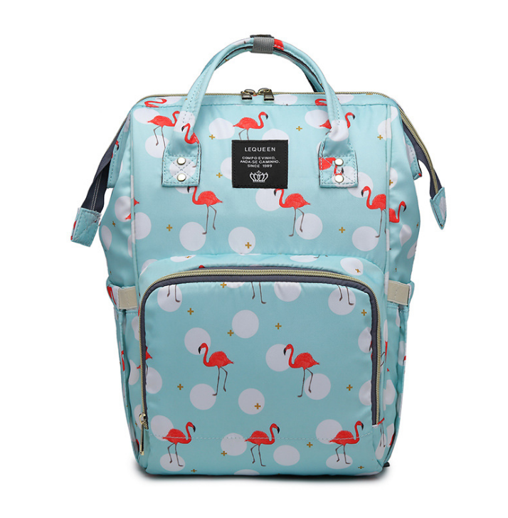 Large Diaper Backpack With Bottle Storage Organizer