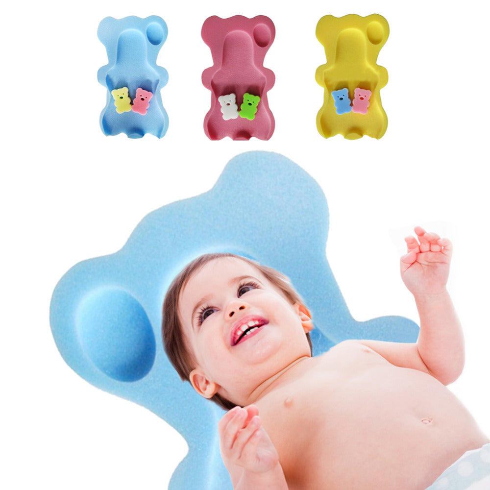 Baby Bath Sponge Mat for Soft, Supported Baby Bathing