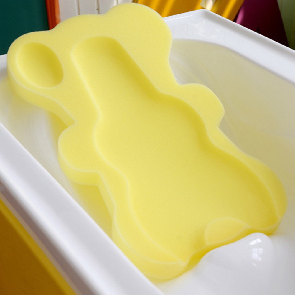 Baby Bath Sponge Mat for Soft, Supported Baby Bathing