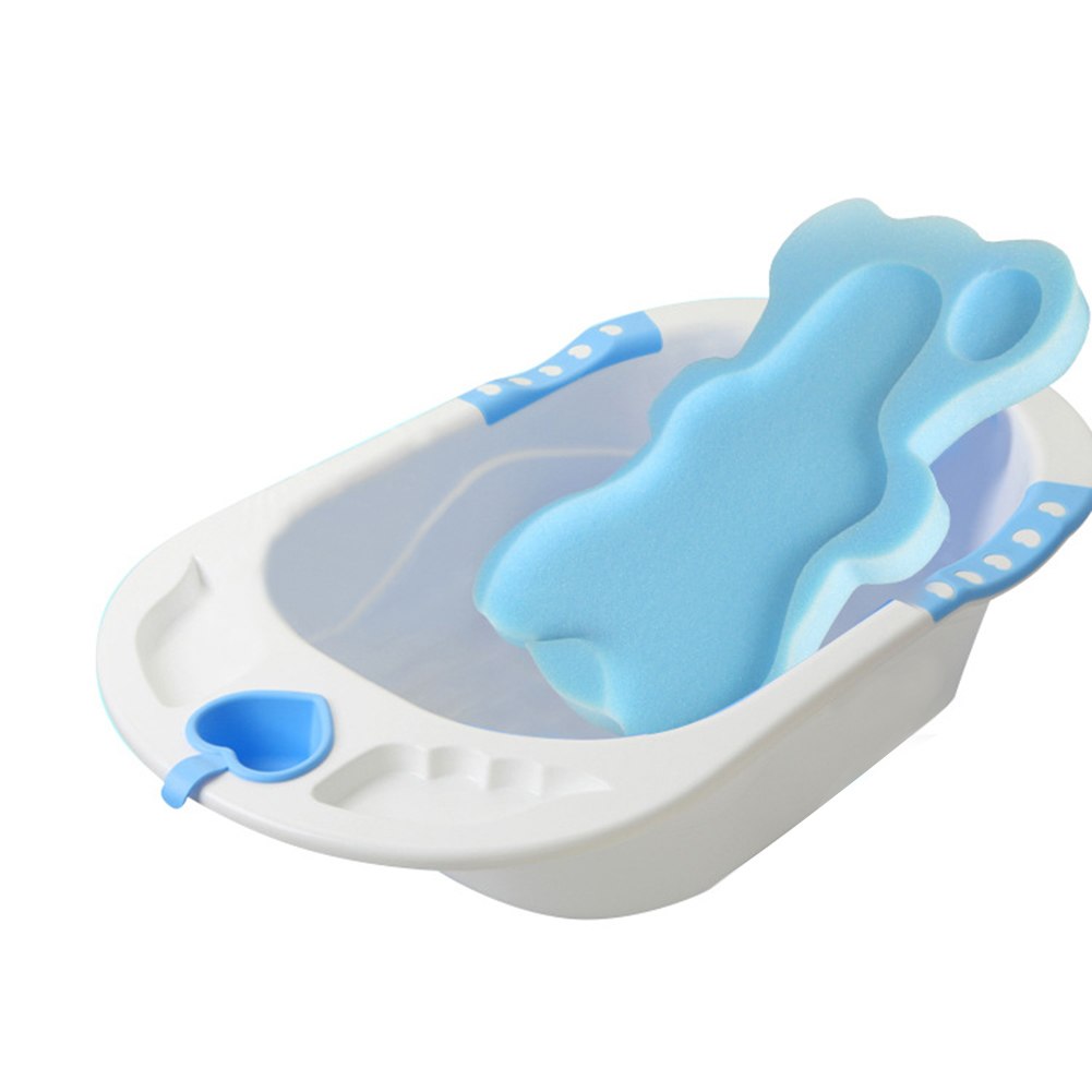 Baby Bath Sponge Mat for Soft, Supported Baby Bathing