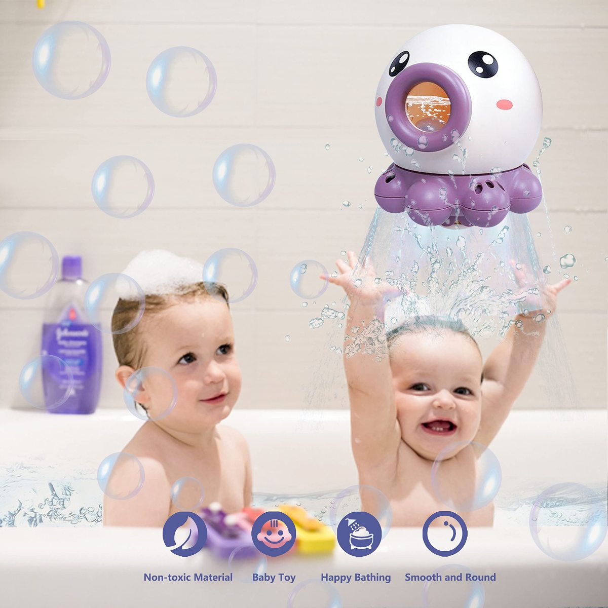 Baby Bath Water Toy – Interactive Spraying Octopus