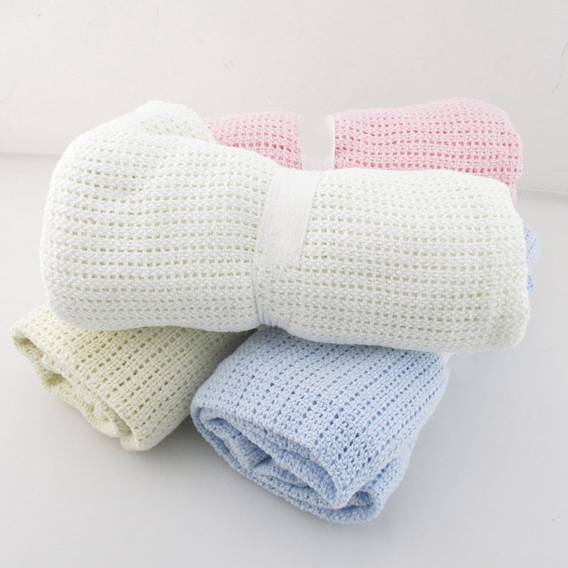 Cotton Baby Swaddle Blanket for Breathable Comfort