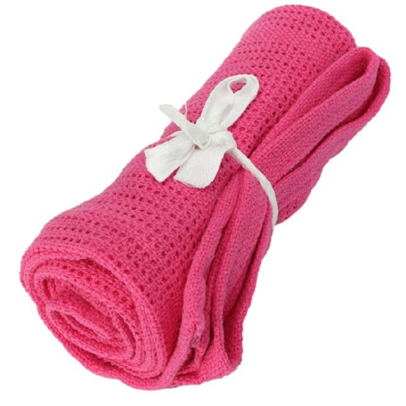 Cotton Baby Swaddle Blanket for Breathable Comfort