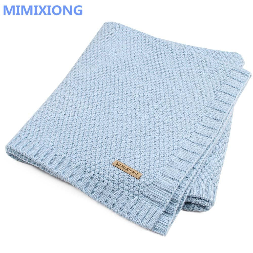 Knitted Newborn Swaddle Blanket for Everyday Cuddles