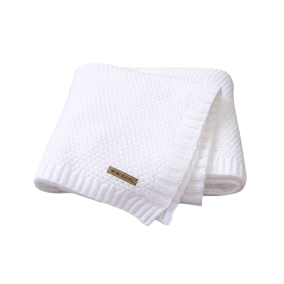 Knitted Newborn Swaddle Blanket for Everyday Cuddles