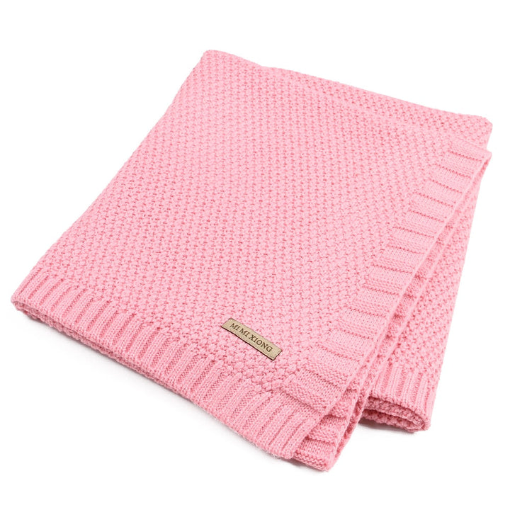 Knitted Newborn Swaddle Blanket for Everyday Cuddles