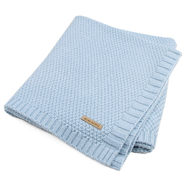 Knitted Newborn Swaddle Blanket for Everyday Cuddles