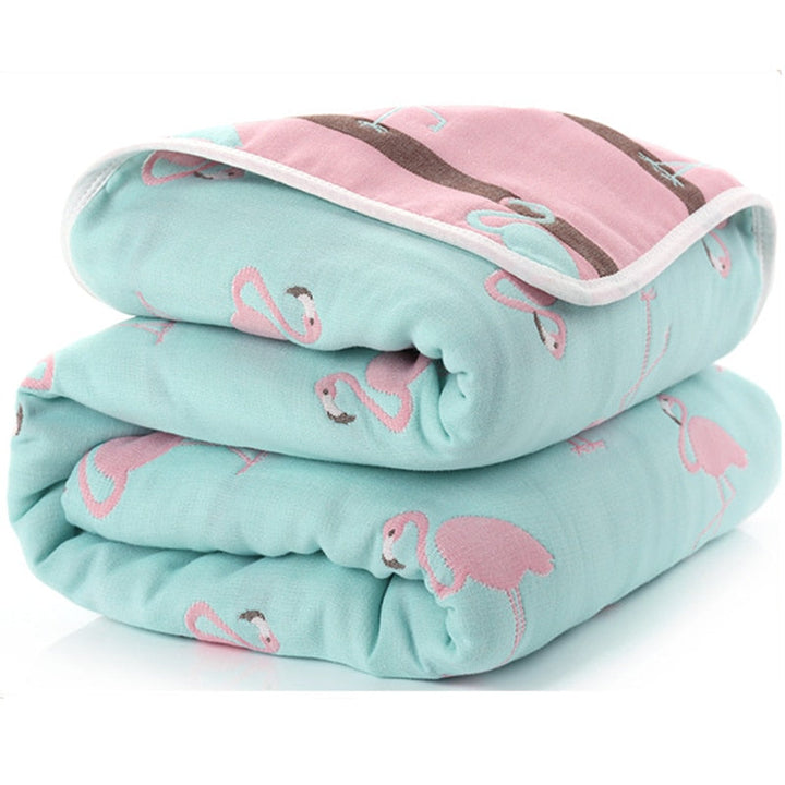 Muslin Baby Blanket – Six-Layer Newborn Cozy Comfort