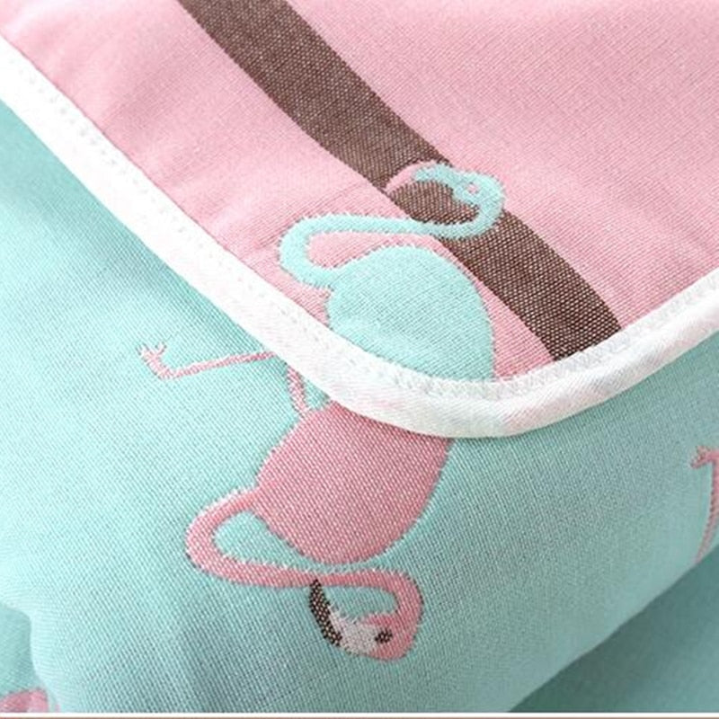 Muslin Baby Blanket – Six-Layer Newborn Cozy Comfort