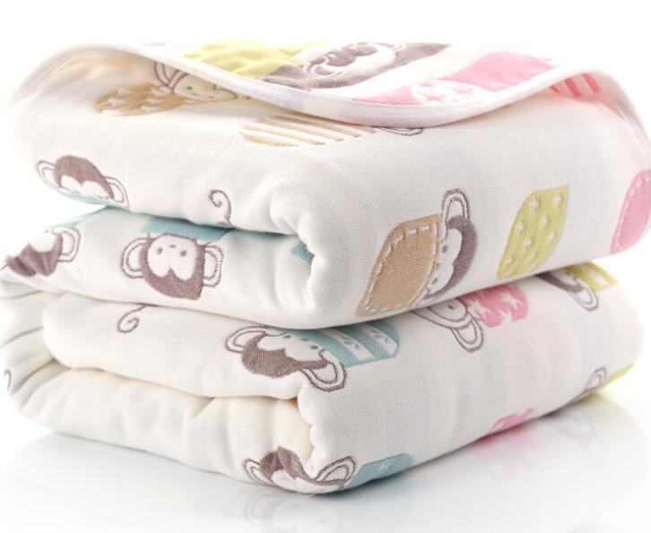 Muslin Baby Blanket – Six-Layer Newborn Cozy Comfort