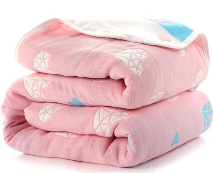 Muslin Baby Blanket – Six-Layer Newborn Cozy Comfort