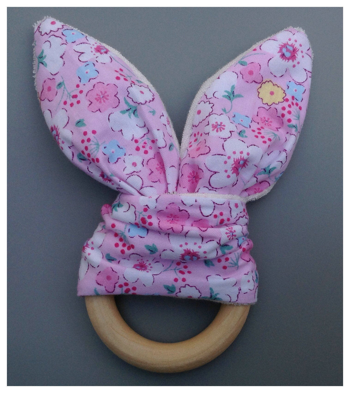 Baby Bunny Ear Teether for Gentle Teething Comfort