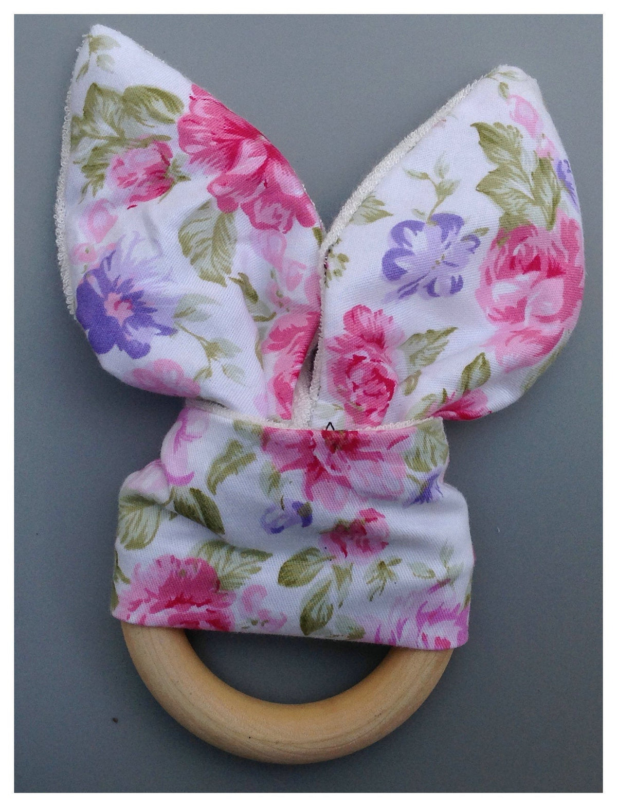 Baby Bunny Ear Teether for Gentle Teething Comfort