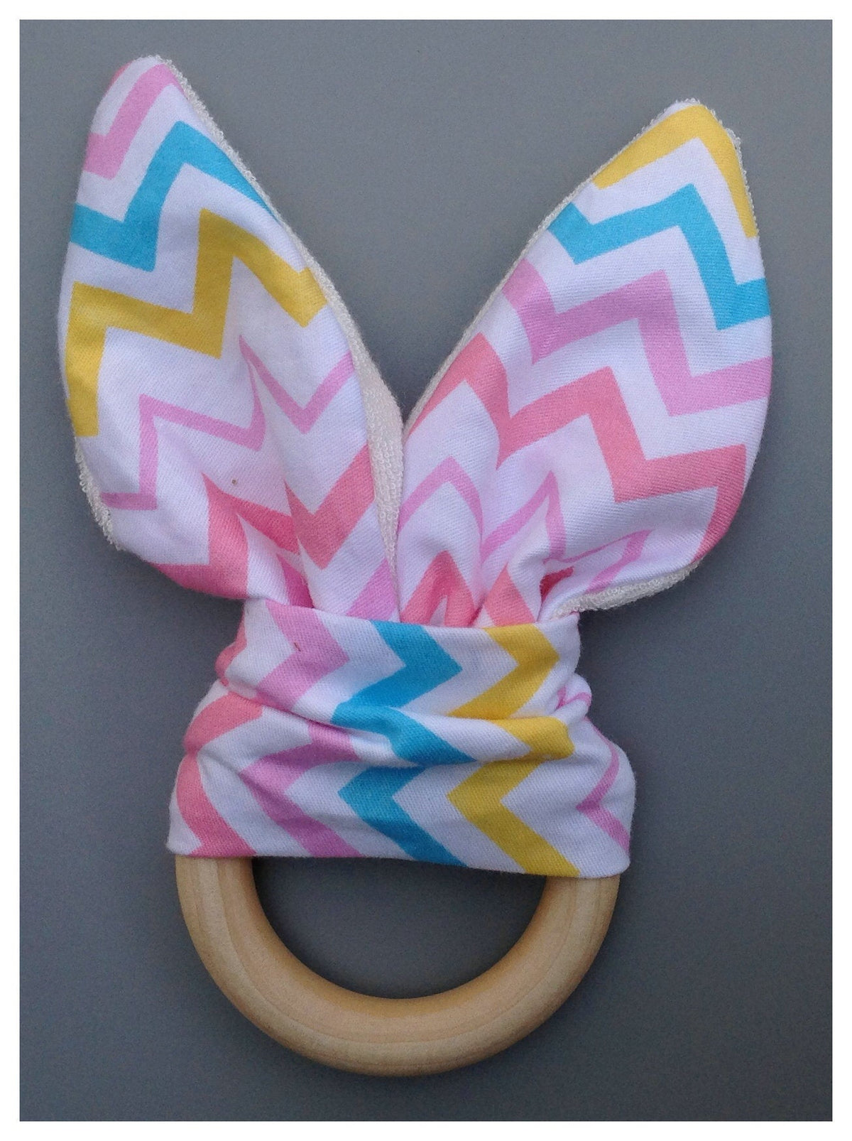 Baby Bunny Ear Teether for Gentle Teething Comfort