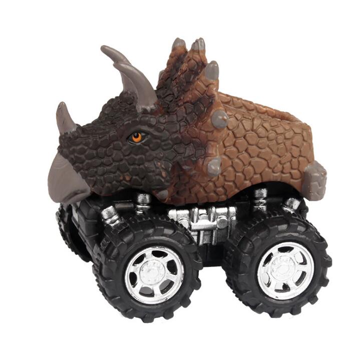 Pull-Back Dinosaur Car Toy for Screen-Free Racing Fun