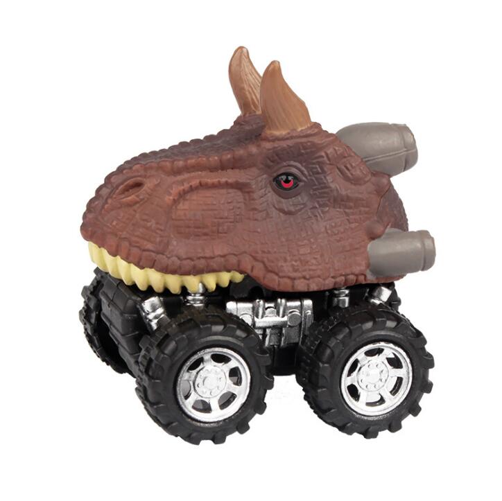 Pull-Back Dinosaur Car Toy for Screen-Free Racing Fun
