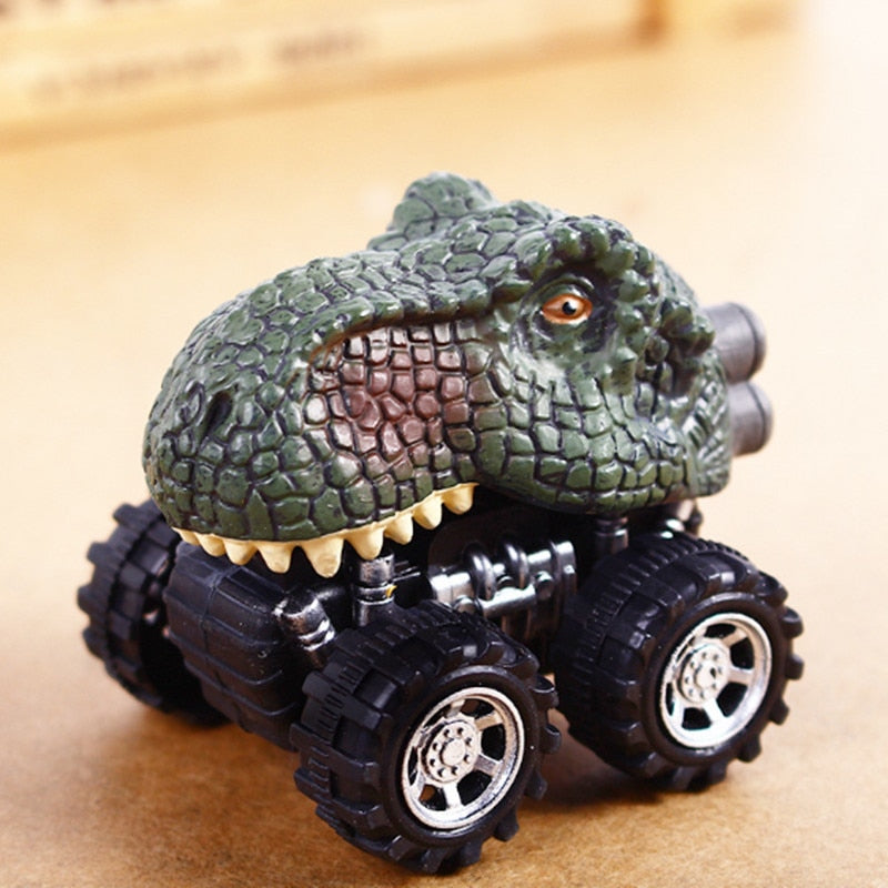 Pull-Back Dinosaur Car Toy for Screen-Free Racing Fun