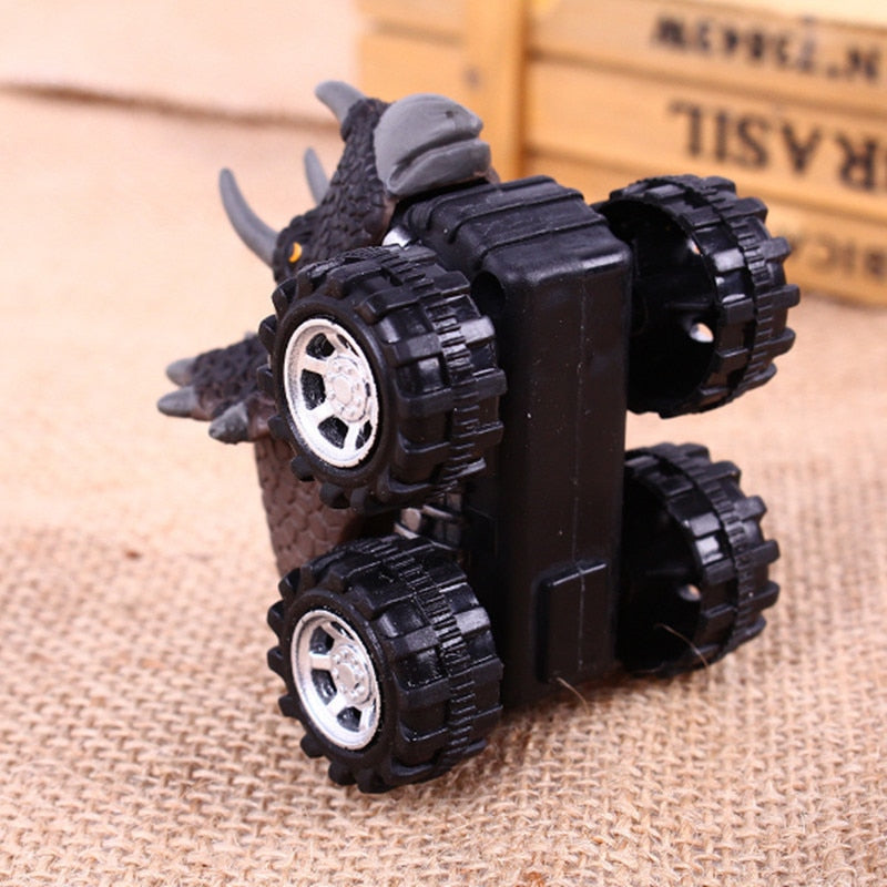 Pull-Back Dinosaur Car Toy for Screen-Free Racing Fun