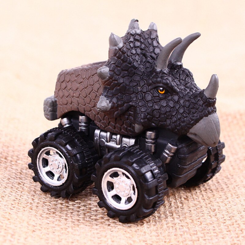 Pull-Back Dinosaur Car Toy for Screen-Free Racing Fun