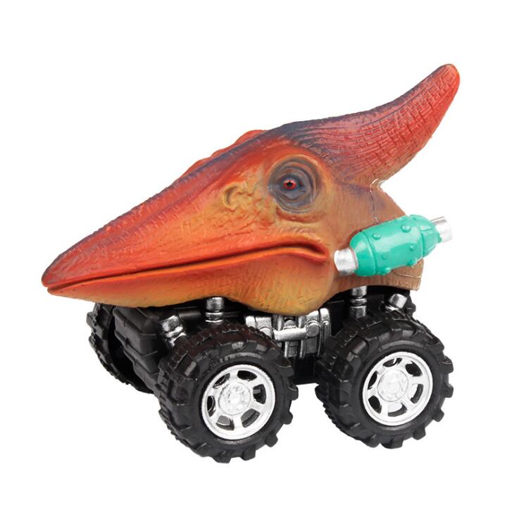 Pull-Back Dinosaur Car Toy for Screen-Free Racing Fun