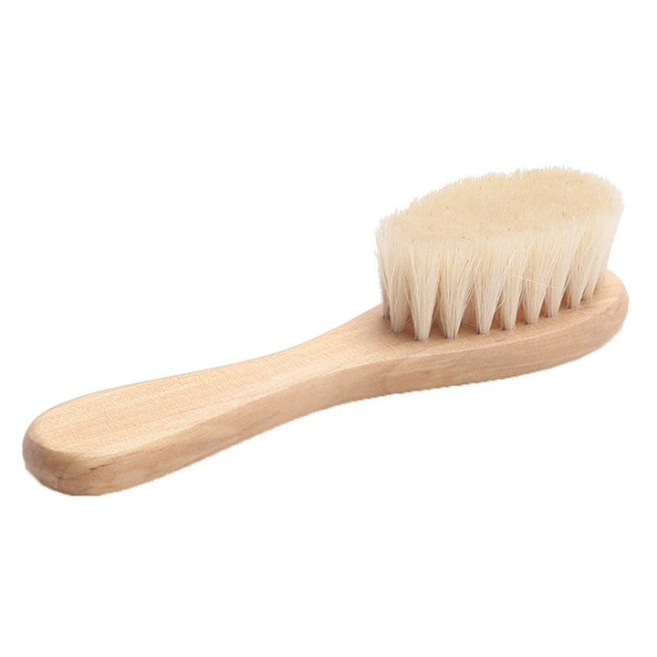 Newborn Baby Hair Brush with Soft Natural Bristles