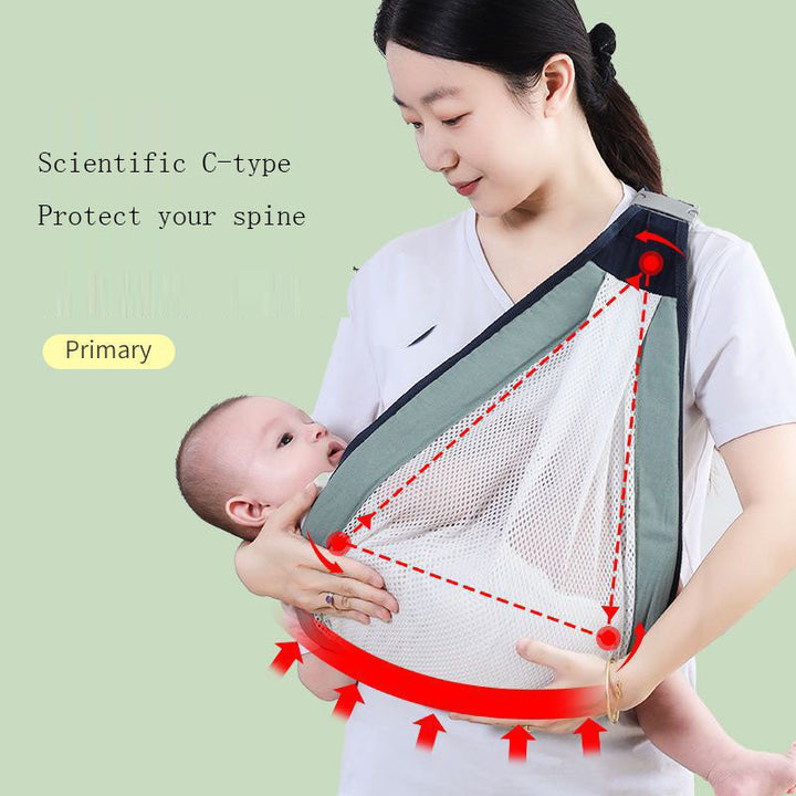 Newborn Baby Carrier for Breathable Hands-Free Comfort