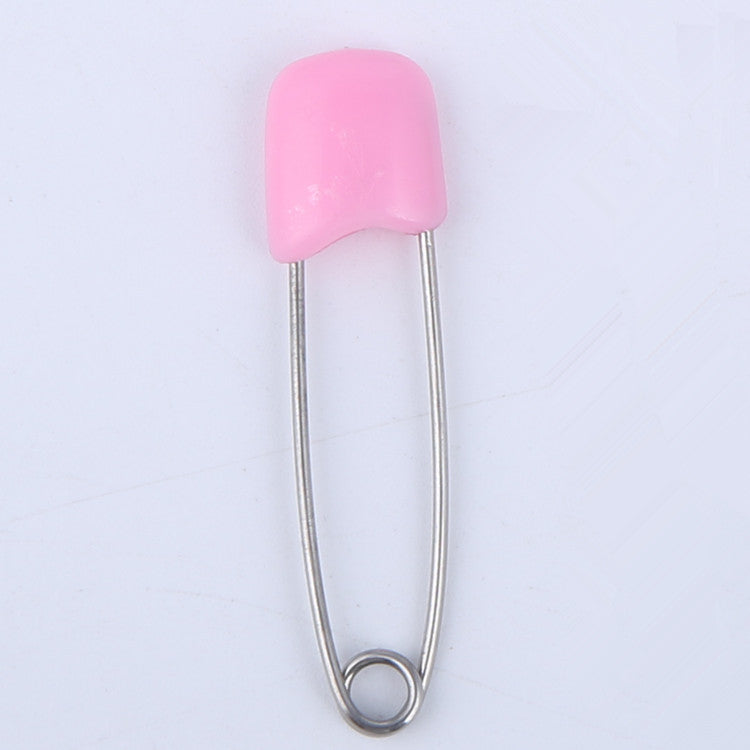 Baby Safety Pins with Covered Closures for Clothing Care